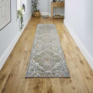 Shaemus Bohemian Medallion Low-Pile Machine-Washable Area Rug